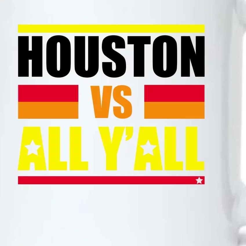 Houston Vs All Y'all Black Color Changing Mug