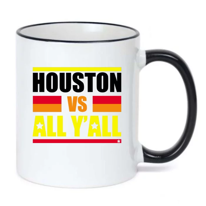 Houston Vs All Y'all Black Color Changing Mug