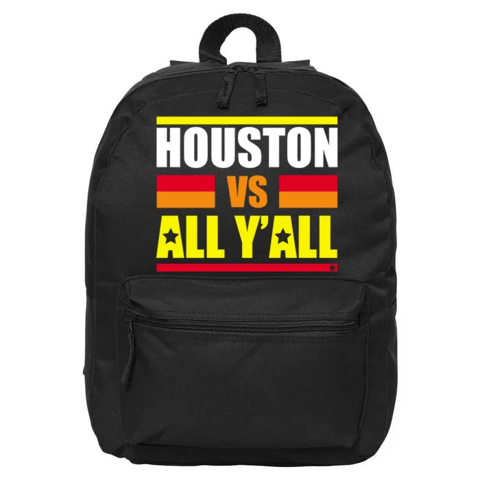 Houston Vs All Y'all 16 in Basic Backpack