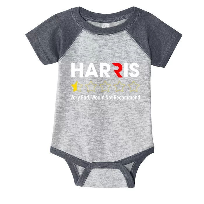 Harris Very Bad Would Not Recommend Anti Harris Infant Baby Jersey Bodysuit