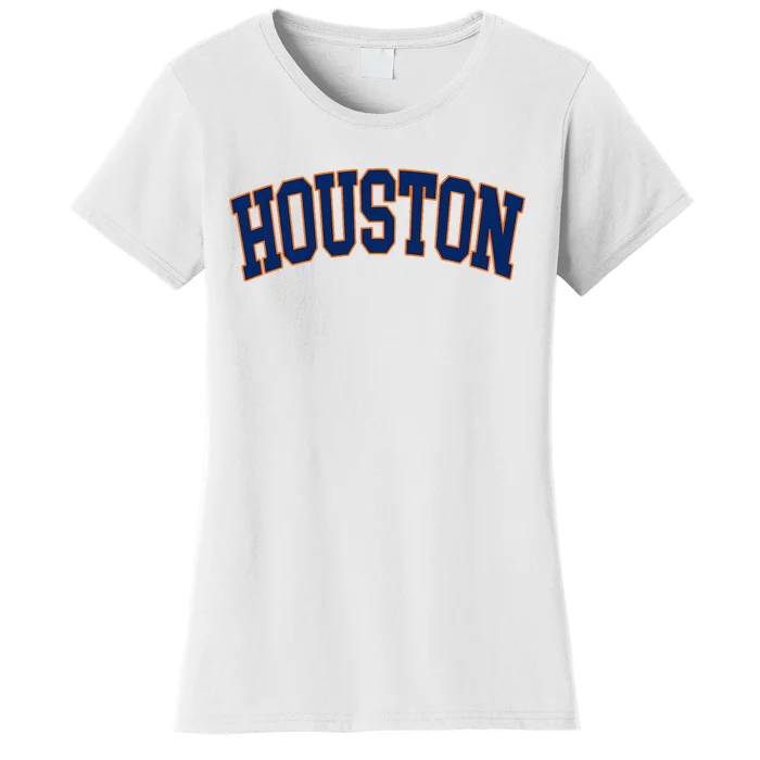 Houston Vintage Blue Orange Women's T-Shirt