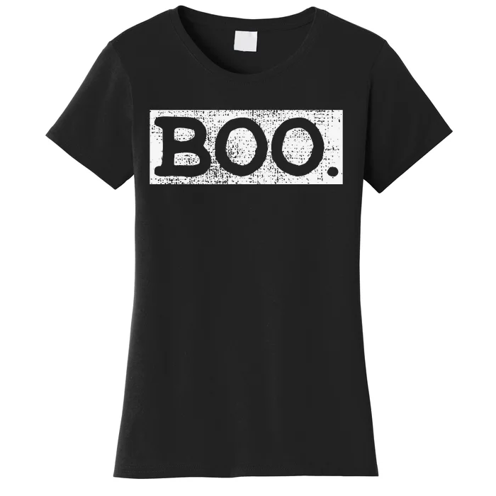 Halloween Vintage Boo Funny Gift Women's T-Shirt