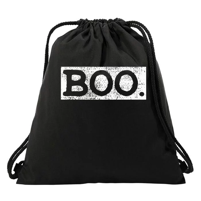 Halloween Vintage Boo Funny Gift Drawstring Bag