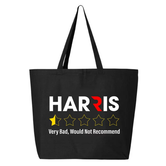 Harris Very Bad Would Not Recommend Anti Harris 25L Jumbo Tote