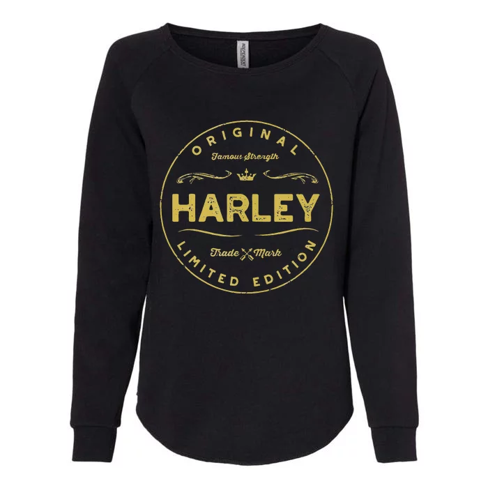 Harley Vintage Classic Circular Womens California Wash Sweatshirt