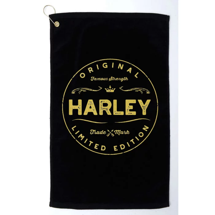 Harley Vintage Classic Circular Platinum Collection Golf Towel