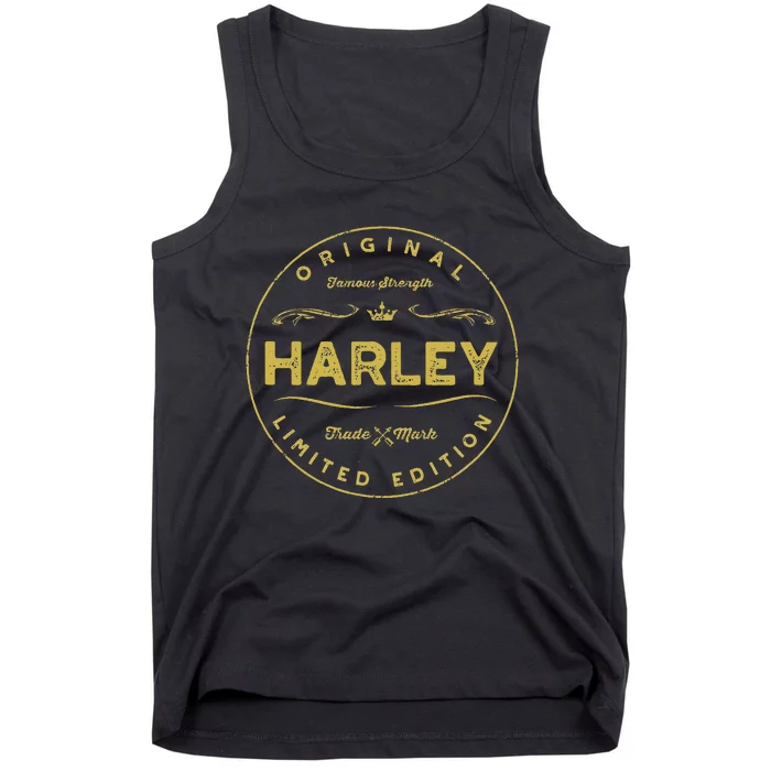 Harley Vintage Classic Circular Design Tank Top