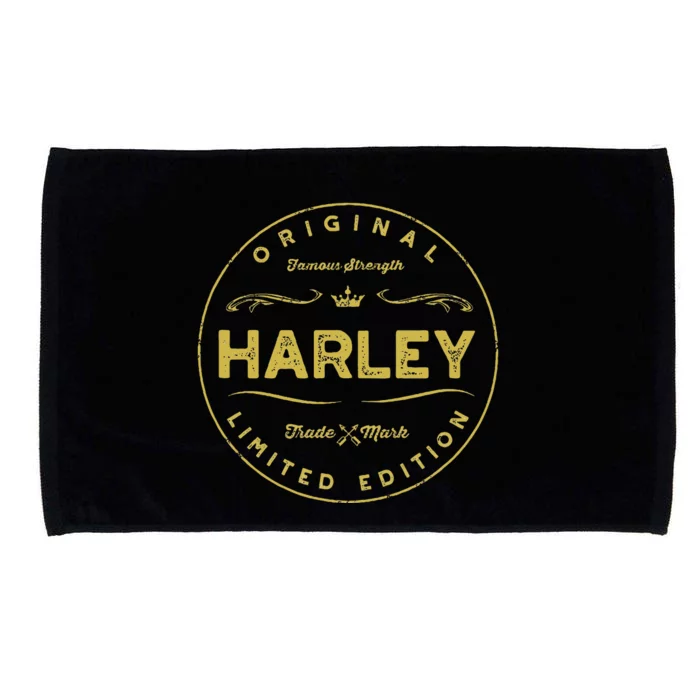 Harley Vintage Classic Circular Design Microfiber Hand Towel