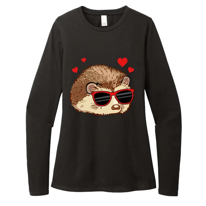 Hedgehog Valentines Couple Gift Womens CVC Long Sleeve Shirt