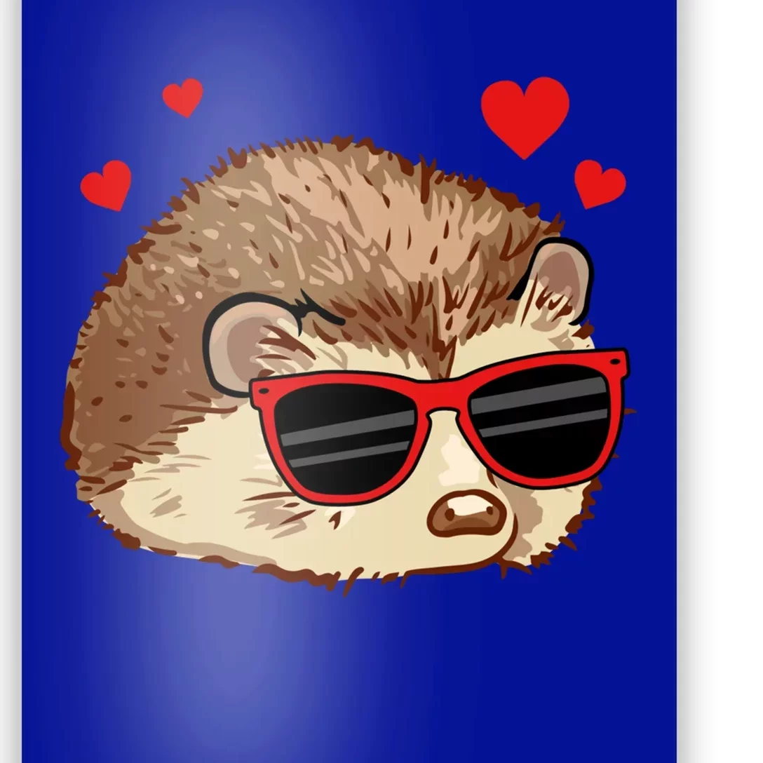 Hedgehog Valentines Couple Gift Poster