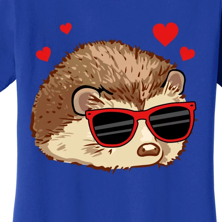 Hedgehog Valentines Couple Gift Women's T-Shirt