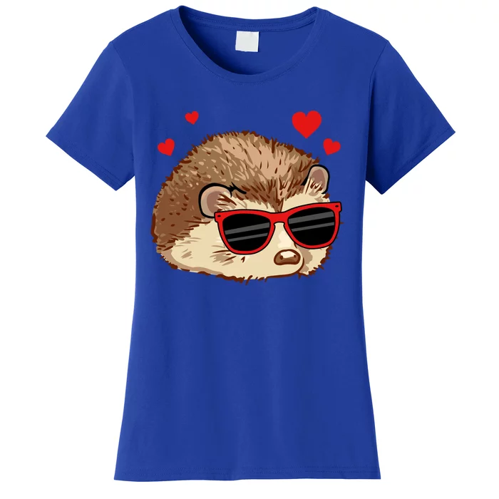 Hedgehog Valentines Couple Gift Women's T-Shirt