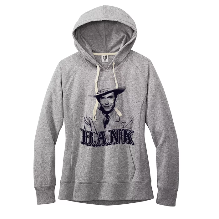 Hank vintage Classic Country Outlaw Women's Fleece Hoodie