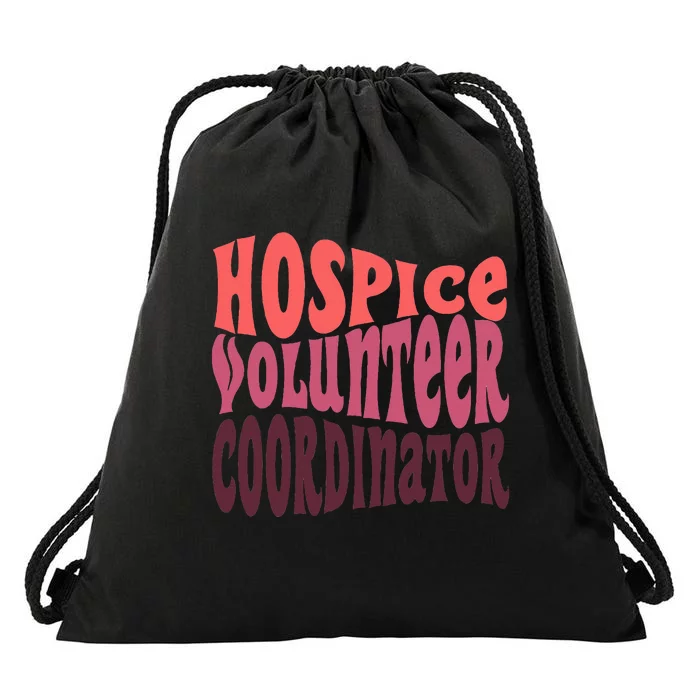 Hospice Volunr Coordinator Drawstring Bag