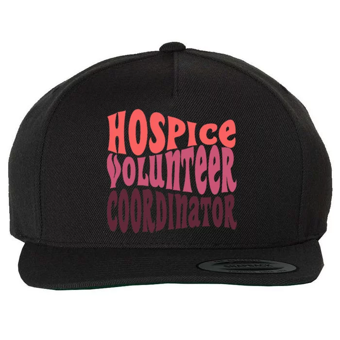 Hospice Volunr Coordinator Wool Snapback Cap