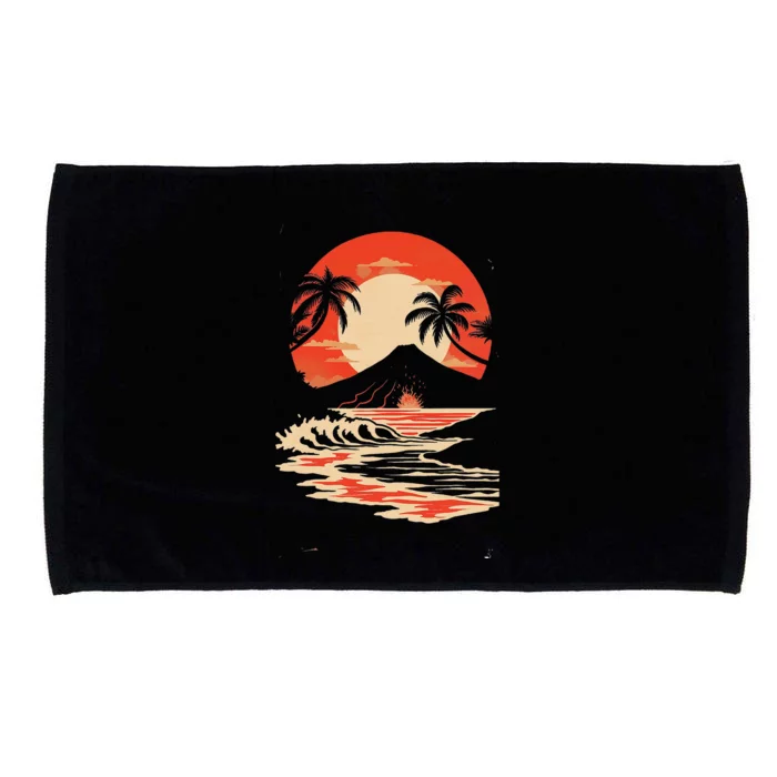 Hawaiian Volcano Cool Microfiber Hand Towel