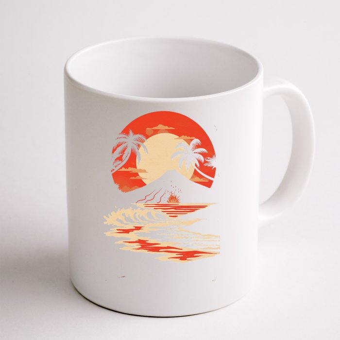 Hawaiian Volcano Cool Front & Back Coffee Mug