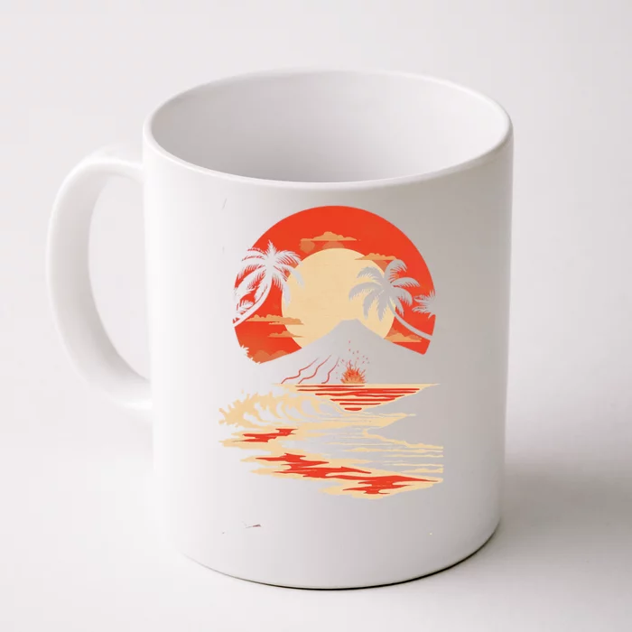 Hawaiian Volcano Cool Front & Back Coffee Mug