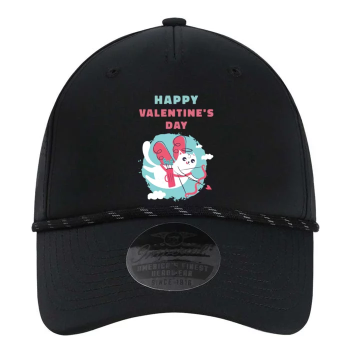 Happy Valentine's Day Love Cat Cool Gift Performance The Dyno Cap