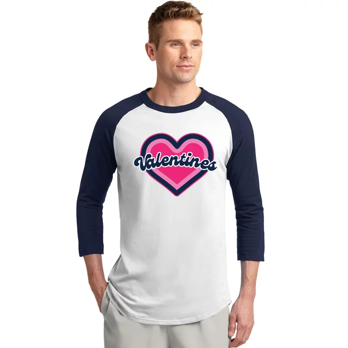 Happy Valentines Day Baseball Sleeve Shirt