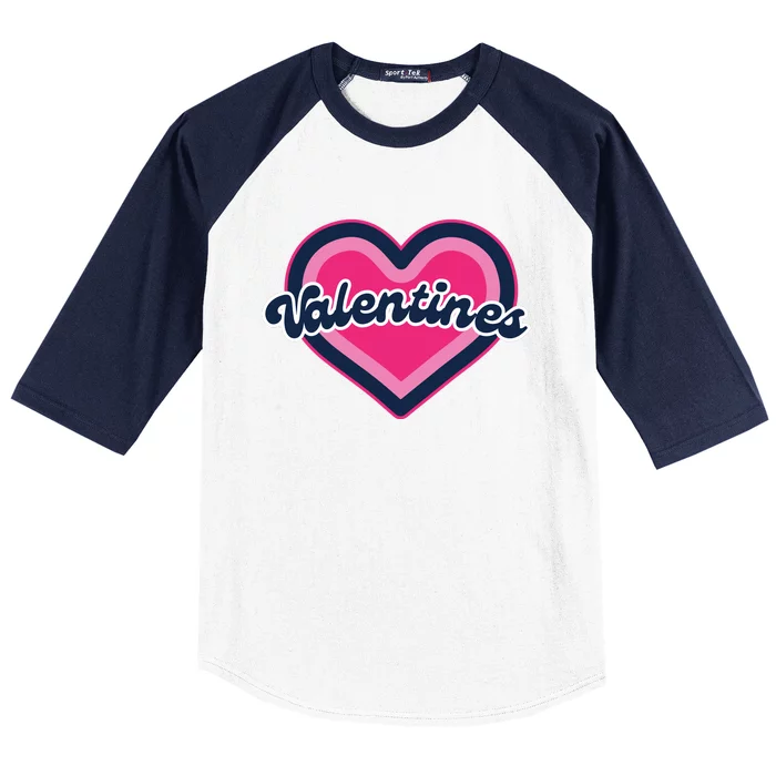 Happy Valentines Day Baseball Sleeve Shirt