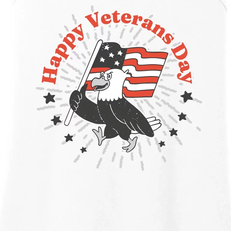 Happy Veterans Day Eagle Ladies Essential Tank