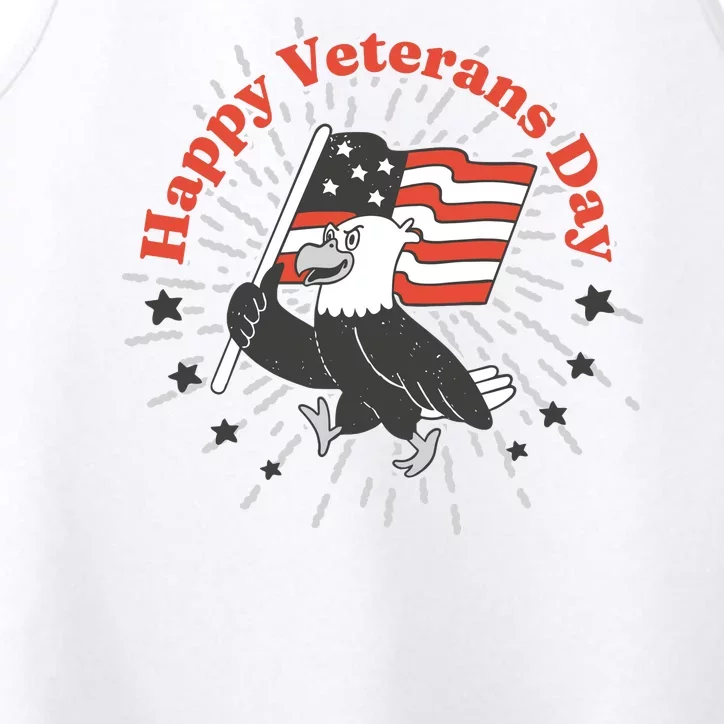 Happy Veterans Day Eagle Performance Tank