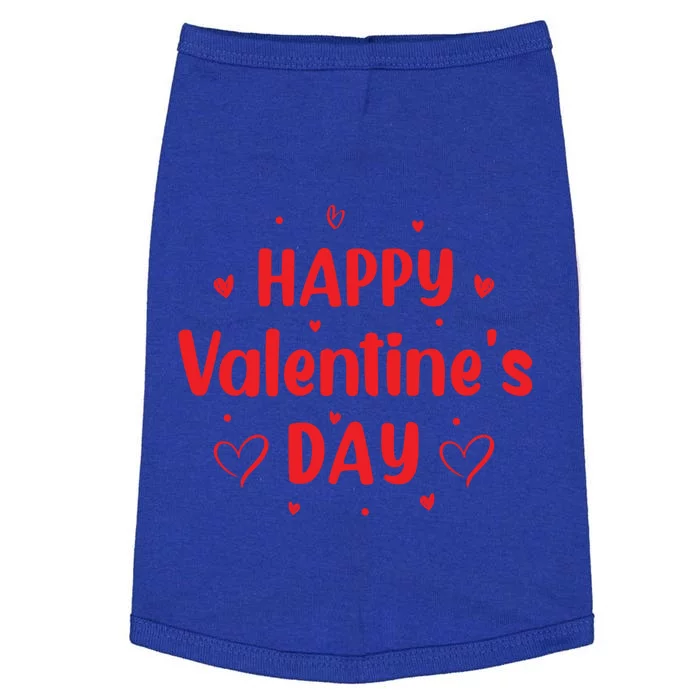 Happy Valentine's Day Love Heart Cute Gift Doggie Tank