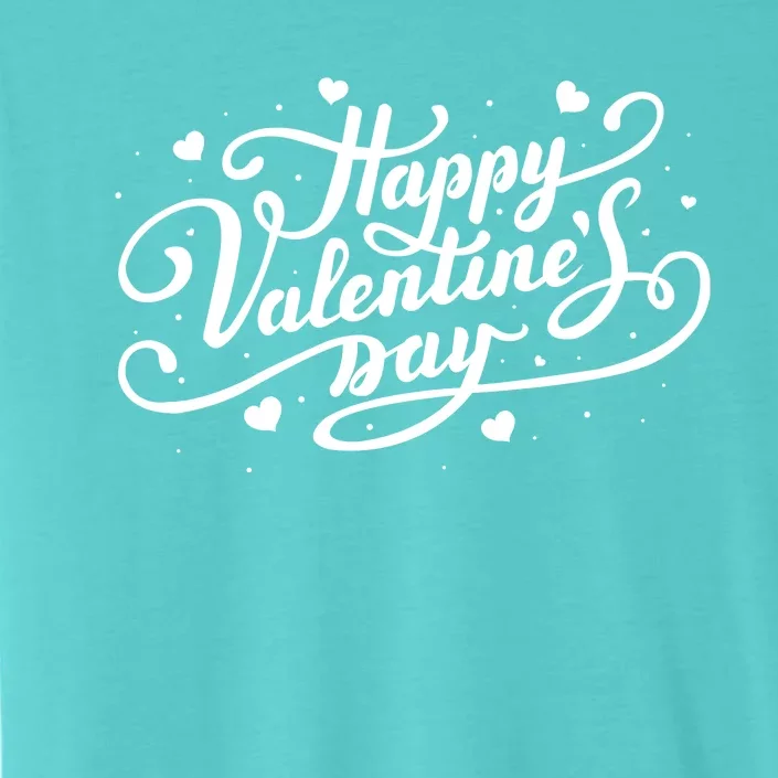 Happy Valentine's Day Simple Logo ChromaSoft Performance T-Shirt