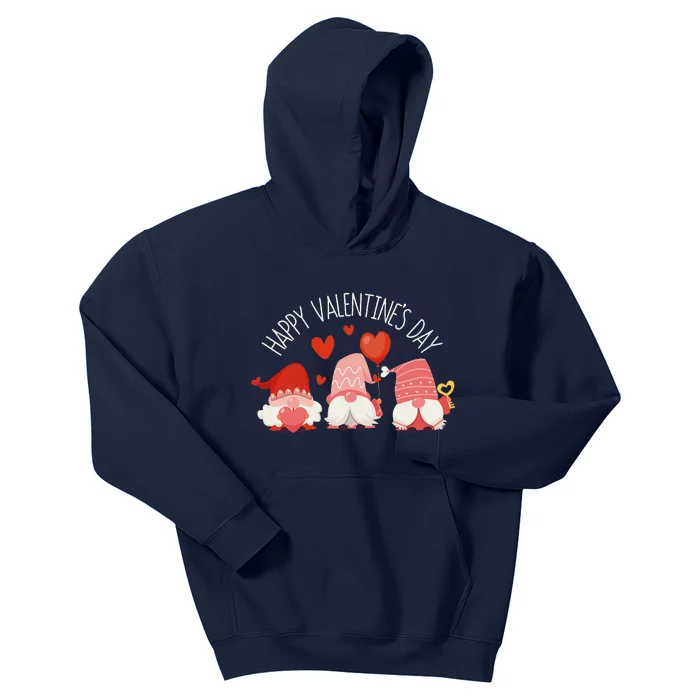 Happy Valentines Day Gnome Love Gnomes Couple Lovers Gnomies Funny Kids Hoodie