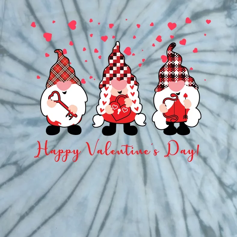 Happy Valentines Day Gnome Cute Gift Tie-Dye T-Shirt