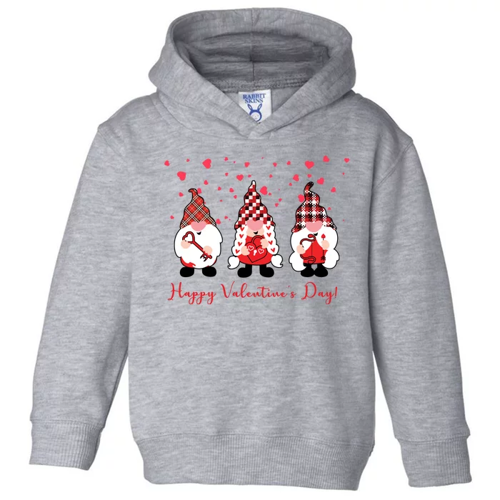 Happy Valentines Day Gnome Cute Gift Toddler Hoodie