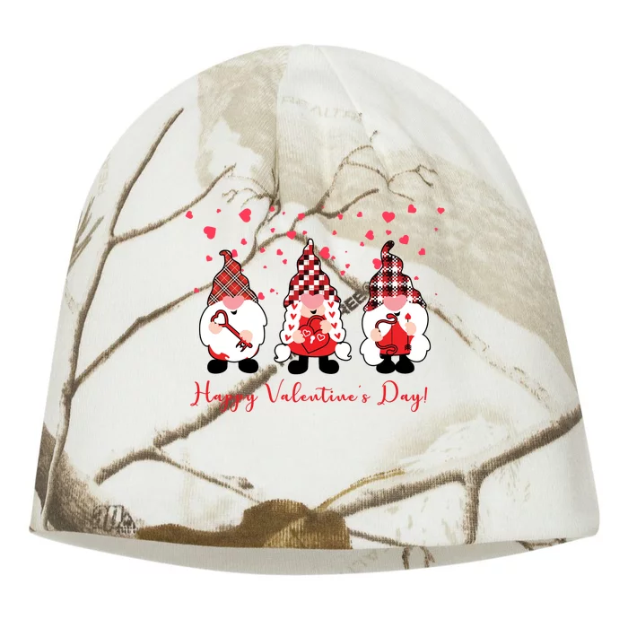 Happy Valentines Day Gnome Cute Gift Kati - Camo Knit Beanie