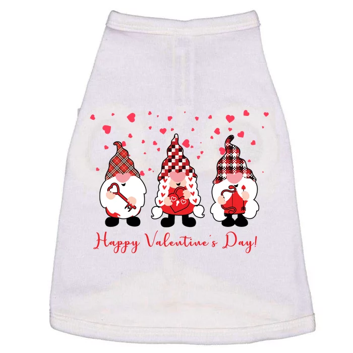 Happy Valentines Day Gnome Cute Gift Doggie Tank