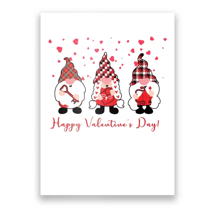 Happy Valentines Day Gnome Cute Gift Poster