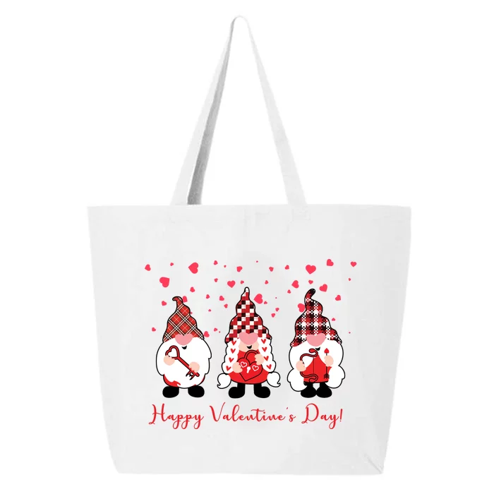 Happy Valentines Day Gnome Cute Gift 25L Jumbo Tote