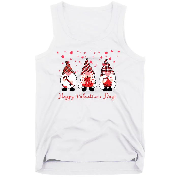 Happy Valentines Day Gnome Cute Gift Tank Top