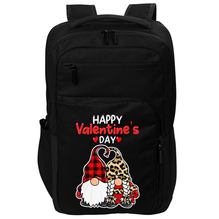 Happy Valentines Day Gnomes Couple Valentines Day Girl Impact Tech Backpack