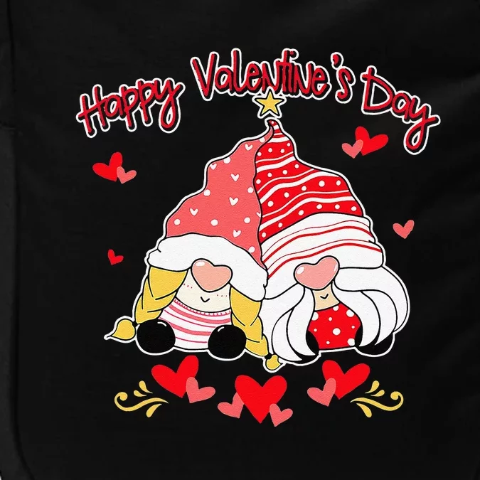 Happy Valentine's Day Gnomes Couple Valentines Day Happy Impact Tech Backpack