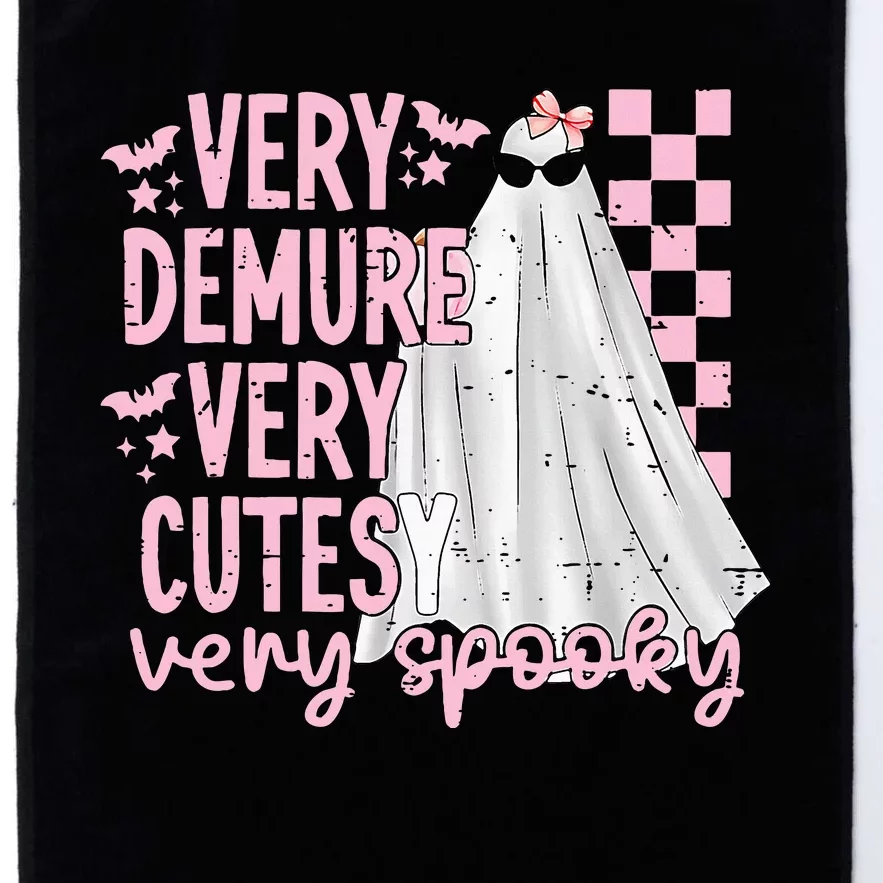 Halloween Very Demure Very Cutesy Very Spooky Platinum Collection Golf Towel