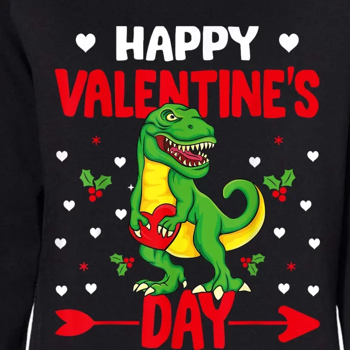 Happy ValentineS Day Dinosaur Happy ValentineS Day Outfits Womens California Wash Sweatshirt