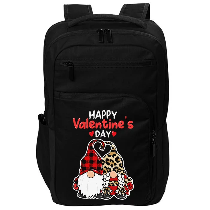 Happy Valentine's Day Gnomes Couple Valentines Day Love Happy Impact Tech Backpack