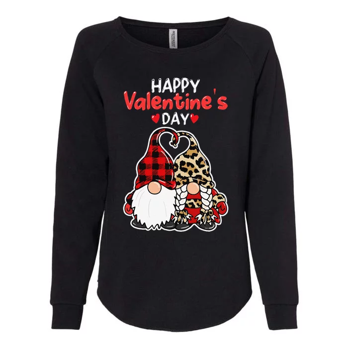 Happy Valentine's Day Gnomes Couple Valentines Day Love Happy Womens California Wash Sweatshirt