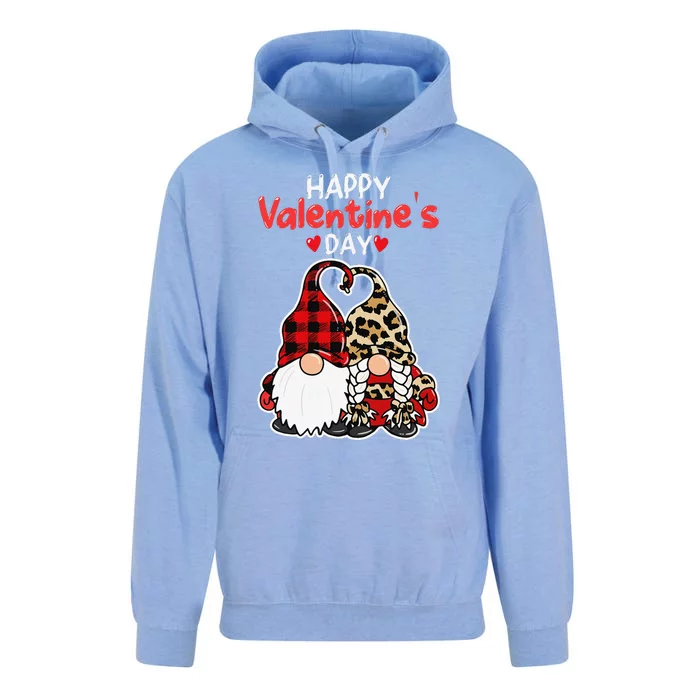 Happy Valentine's Day Gnomes Couple Valentines Day Love Happy Unisex Surf Hoodie