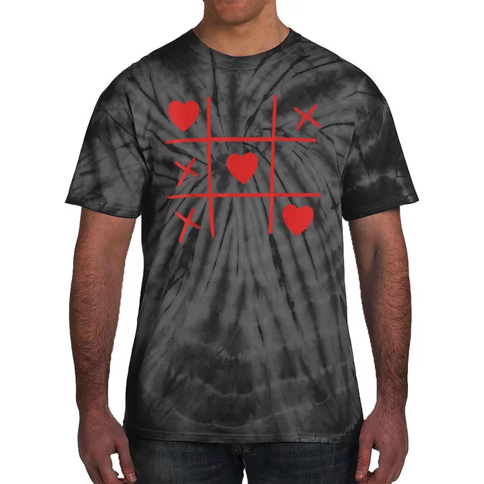 Happy Valentines Day Women Man Love Heart Tie-Dye T-Shirt