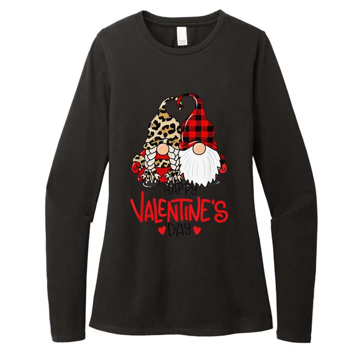 Happy Valentine's Day Gnomes Couple Valentines Day Love Womens CVC Long Sleeve Shirt