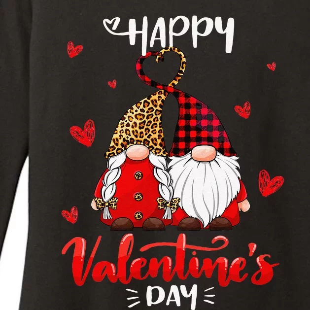 Happy Valentine's Day Gnomes Couple Valentines Day Women Womens CVC Long Sleeve Shirt