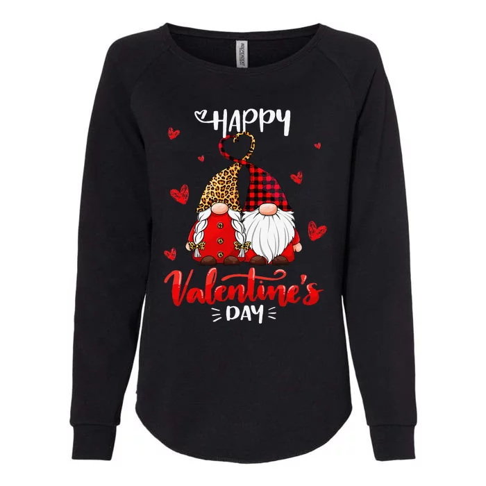 Happy Valentine's Day Gnomes Couple Valentines Day Women Womens California Wash Sweatshirt