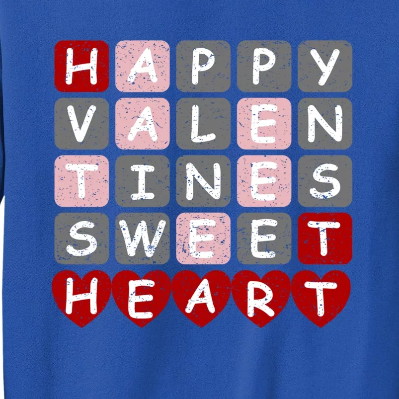 Happy Valentines Day For Word Game Lovers Gift Sweatshirt