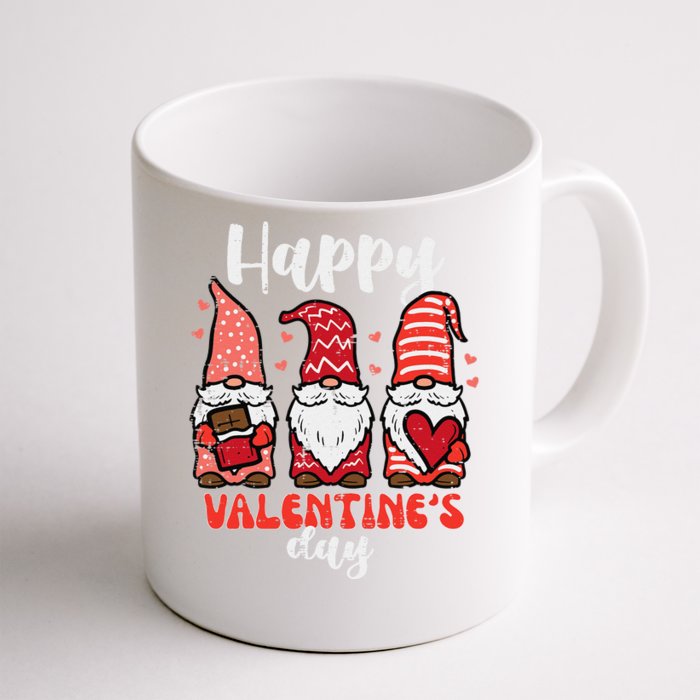 Happy Valentines Day Gnomes Cute Gnomies Women Front & Back Coffee Mug